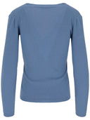 La Rose La Rose Cashmere Crop V Neck Cardigan