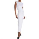 علياء Bodycon فستان ميدي