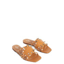 Valentino Garavani Valentino Garavani Rockstud Leather Flat Sandals