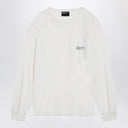 Enfants Riches Déprimés Weißes Baumwolltrikot mit Verschleiß