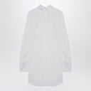 Dries Van Noten White Popeline Turtleneck Shirt