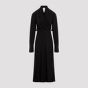 Patou Draped Maxi Day Dress