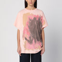 Dries Van Noten Pink Cotton T Shirt With Bow