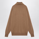 Dries Van Noten Beige Cashmere Turtleneck Jumper