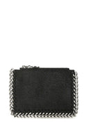 Stella Mc Cartney Black Shaggy Deer Card Holder