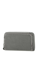 Stella Mc Cartney Grey Shaggy Deer Falabella Wallet