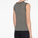 Anine Bing Lowen Sweater Black And Ivory Stripe