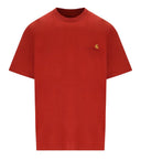 Carhartt Wip S/S American Script Oxide Red T Shirt