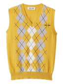 Miu Miu Maglieria Cashmere Argyle F.12