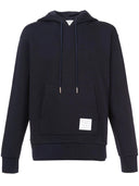 Thom Browne Hoodie Pullover W/ Cb Rwb Stripe In Classic Loopback