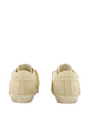 Golden Goose Super Star Suede Upper Star And Heel With Glitter Piping