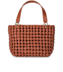 Themoirè Kobo Hellbraune Handtasche