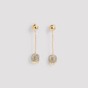 Alexander Mc Queen Pave Skull Earrings