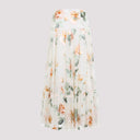 Zimmermann Carousel Burnout Midi Skirt