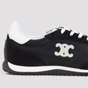 Celine Low Lace Up Sneakers With Triomphe