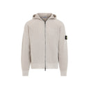 Felpa con cappuccio lavorata a maglia Stone Island