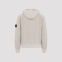 Felpa con cappuccio lavorata a maglia Stone Island