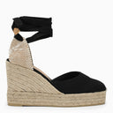 Castañer Black Carina 8 Ed / 001 Espadrilles