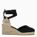 Castañer Black Carina 6/001 Espadrilles