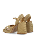 Castaner Flat Shoes Golden