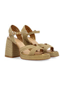 Castaner Flat Shoes Golden