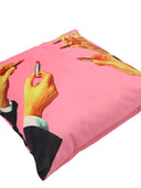 Seletti 'Lipstick Pink' cojín