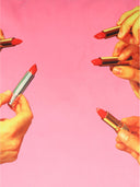 Seletti 'Lipstick Pink' cojín