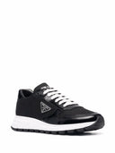 Prada Re Nylon Triangle Logo Low Top Sneakers