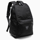 Marimekko Black Nylon Logo Patch Backpack