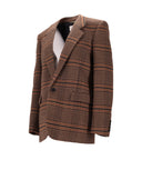 Saint Laurent Veste Prince De Galles Tricolo