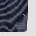 Ami Striped Boxy Fit Polo