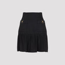 Elisabetta Franchi Linen Mini Skirt