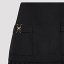 Elisabetta Franchi Linen Mini Skirt
