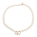 Valentino Garavani V Logo Necklace