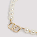 Valentino Garavani V Logo Necklace