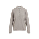 The Frankie Shop Tala Knit V Neck Polo