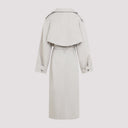 The Frankie Shop Riva Cotton Trench Coat