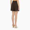 Filosofia lana marrone miscela corta