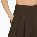 Filosofia lana marrone miscela corta