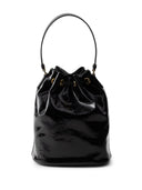Prada Duet Patent Leather Bucket Bag