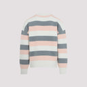 Ami Striped Crewneck Sweater