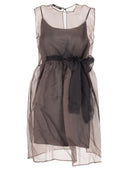 La Rose La Rose Vestito Con Sottoveste Moro
