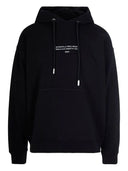 Off White Statement Skate Hoodie Black White