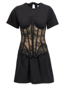 Giuseppe Di Morabito Lace Bodice Insert Dress