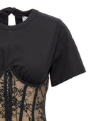 Giuseppe Di Morabito Lace Bodice Insert Dress