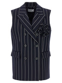 Giuseppe Di Morabito Double Breasted Pinstripe Vest