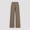 Brunello Cucinelli Wide Leg Cotton Pants