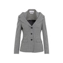 Alexander Mc Queen Off Shoulder Jacket Harness