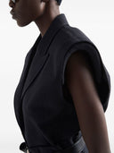 Prada Sleeveless Wool Blazer