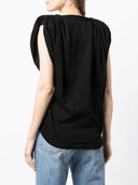Alexander Wang Draped Shoulder Sleeveless Top
